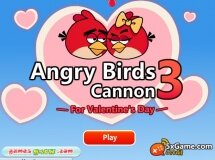 Podobne gry do Angry Birds Cannon 3 For Valentine Day - Wkurzone Ptaki 3 Na Walentynki