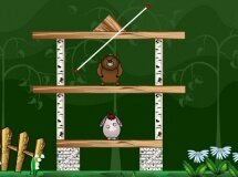 Gra online Zayki 2: The Forest - Zgładź Niedźwiedzie 2 z kategorii Logiczne
