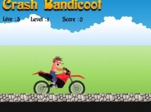 Podobne gry do Crash Bandicoot Bike - Crash Bandicoot Na Rowerze
