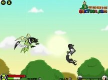 Gra online Ben 10 Sky Battle - Ben 10 Powietrzna Bitwa z kategorii Zręcznościow