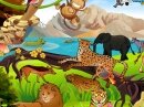 Gra online Animal Park - Znajdź Ukryte Liczby z kategorii Kolorowank