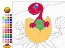 Baby Dinosaur Coloring - Kolorowanie Dinozaura